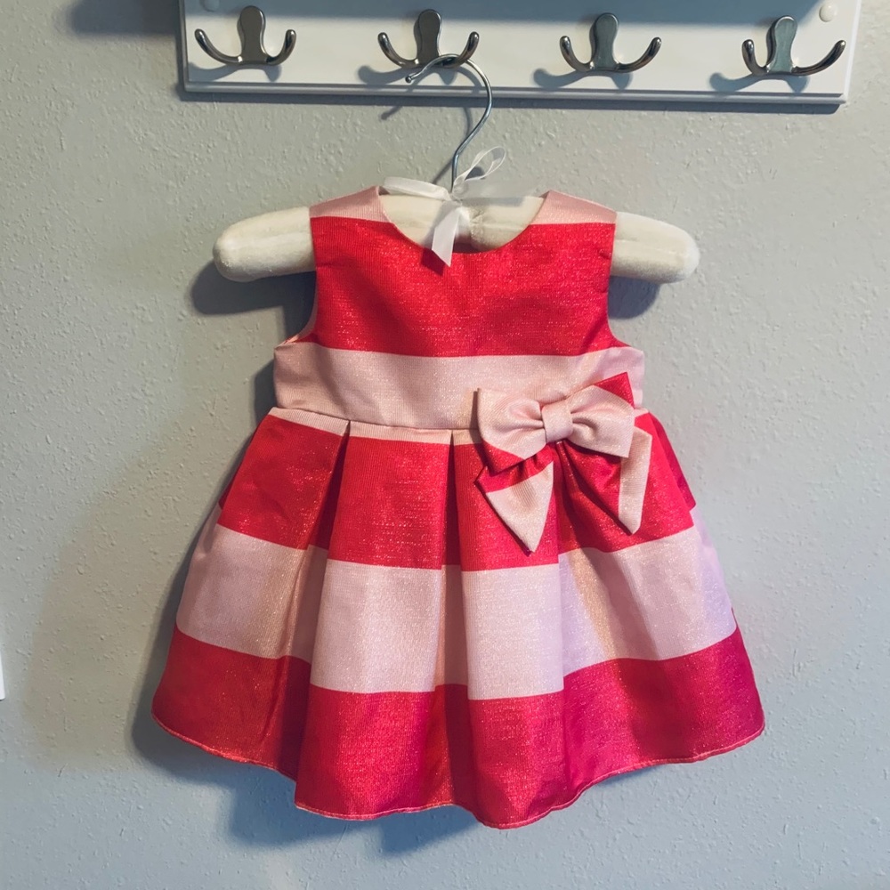 Baby Girl Pink Striped Dress